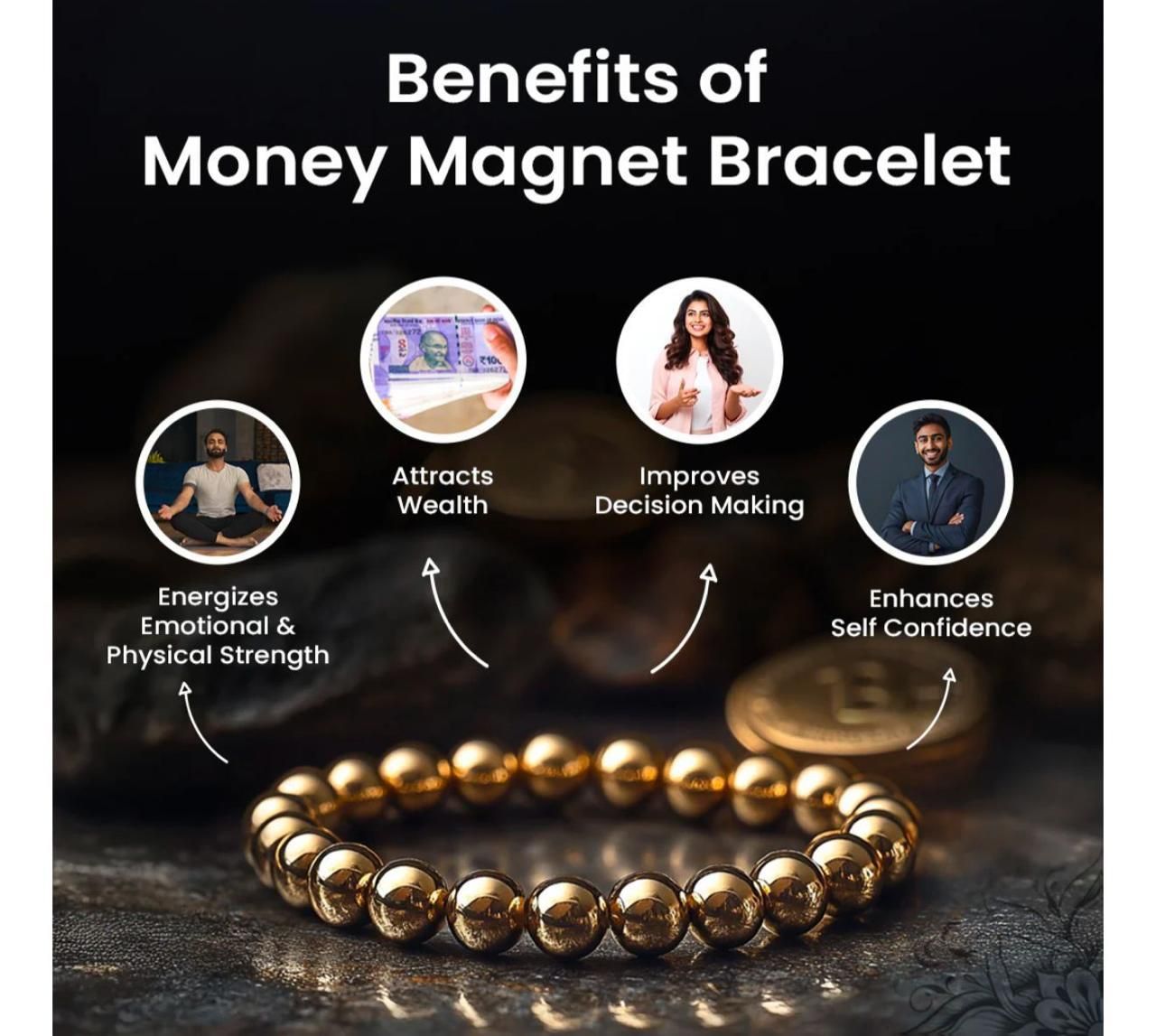 💸🧲 Money Magnet Bracelet – Attract Success in Style!